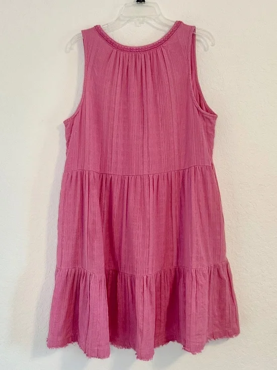 Tommy Bahama Mykonos Textured Gauze Short Dress, Size L - Picture 8 of 11